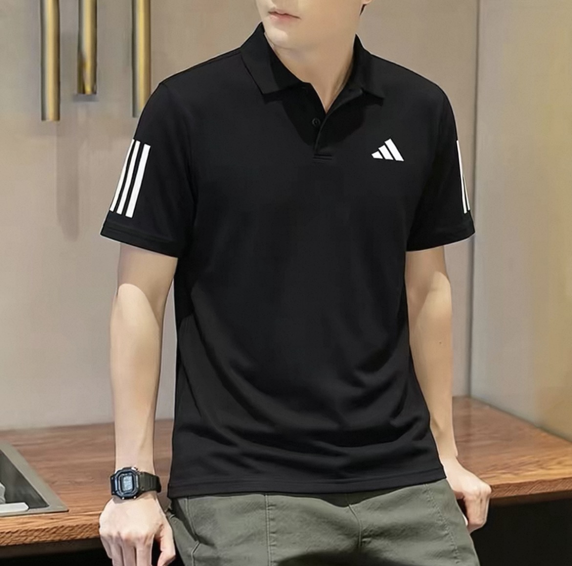 翻领上衣黑色